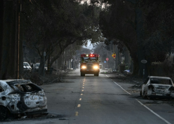 For residents of the Los Angeles suburb of Altadena, the arrival of US National Guard soldiers is too little, too late. ©AFP