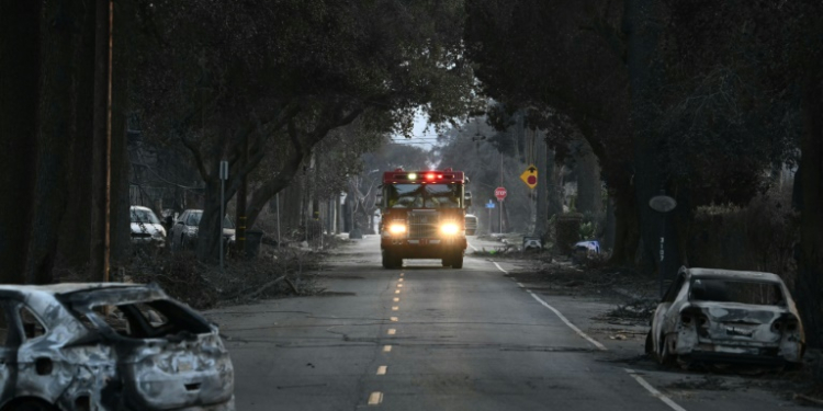 For residents of the Los Angeles suburb of Altadena, the arrival of US National Guard soldiers is too little, too late. ©AFP