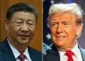 This combination of pictures created on January 17, 2025 shows China's President Xi Jinping in Macau on December 19, 2024 and US President-elect Donald Trump in Washington on November 13, 2024 / ©AFP