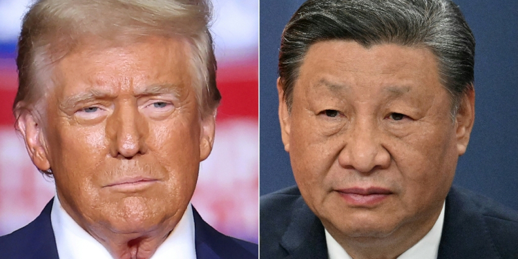 Donald Trump and Xi Jinping spoke days before the US president returns to the White House / ©AFP