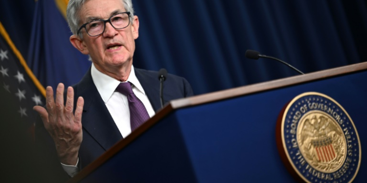 US President Donald Trump has criticized Fed chair Jerome Powell, seen in December 2024, recently suggesting that he knew more about interest rates than Fed officials. ©AFP