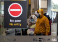 Migrants deported from the US arrive at El Dorado International airport in Bogota after a blazing row between Colombia and President Donald Trump over migrant deportations. ©AFP