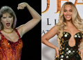 Taylor Swift and Beyonce are among the stars competing for the music industry's top prizes at the Grammys. ©AFP