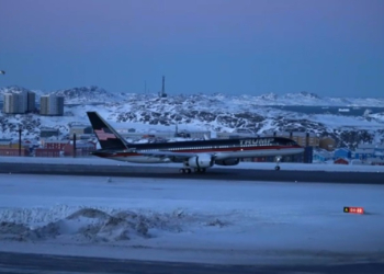 Donald Trump Jr landed in Greenland for  a private visit. ©AFP