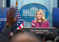 White House Press Secretary Karoline Leavitt takes questions during the daily briefing in the Brady Briefing Room of the White House in Washington, DC, on January 28, 2025. At 27-years-old, Leavitt is the youngest White House Press Secretary in history.  / ©AFP