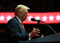 US President-elect Donald Trump speaks at a MAGA victory rally in Washington, one day ahead of his inauguration ceremony. ©AFP