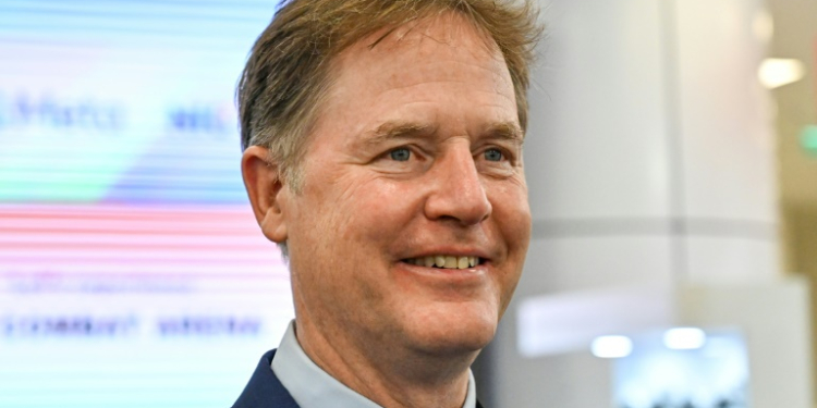 Nick Clegg says its the right time for him to hand his job as Meta President of Global Affairs to Joel Kaplan. ©AFP