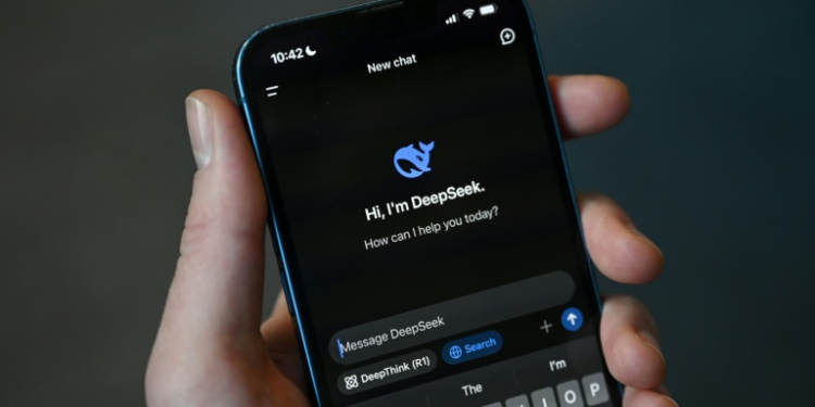 Chinese firm DeepSeek's artificial intelligence chatbot has soared to the top of the Apple US App Store's download charts, stunning industry insiders and analysts with its ability to match its US competitors. ©AFP