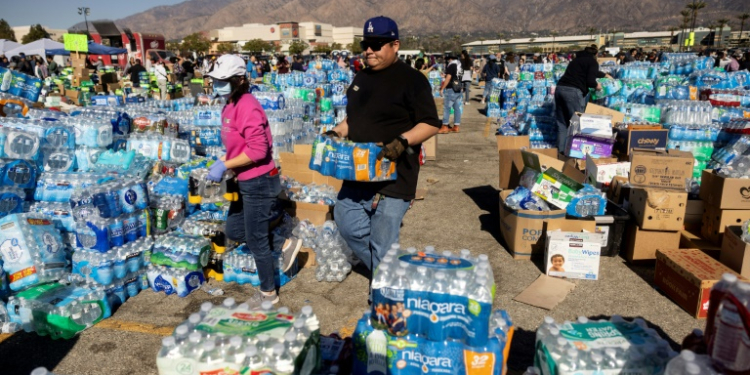 A donation center in Los Angeles has been forced to move to three different locations as it outgrew its surrounds each time. ©AFP