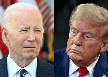 US President Joe Biden said he warned Donald Trump not to go after his enemies / ©AFP