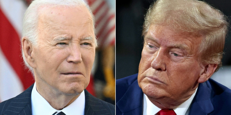 US President Joe Biden said he warned Donald Trump not to go after his enemies / ©AFP