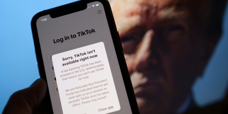 Deadline for TikTok to divest from ByteDance or face ban in the US. ©AFP