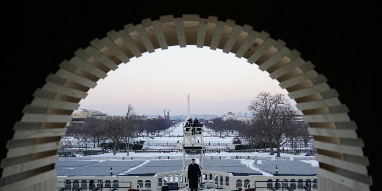 A dress rehearsal is held at the US Capitol ahead of the inauguration of US President-elect Donald Trump / ©AFP