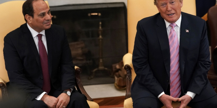 Saturday's phone call was the first between the two leaders since Trump repeatedly floated a plan to relocate Palestinians from Gaza into Jordan and Egypt / ©AFP