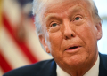 US President Donald Trump speaks to reporters in the Oval Office of the White House on February 3, 2025, in Washington, DC.  / ©AFP